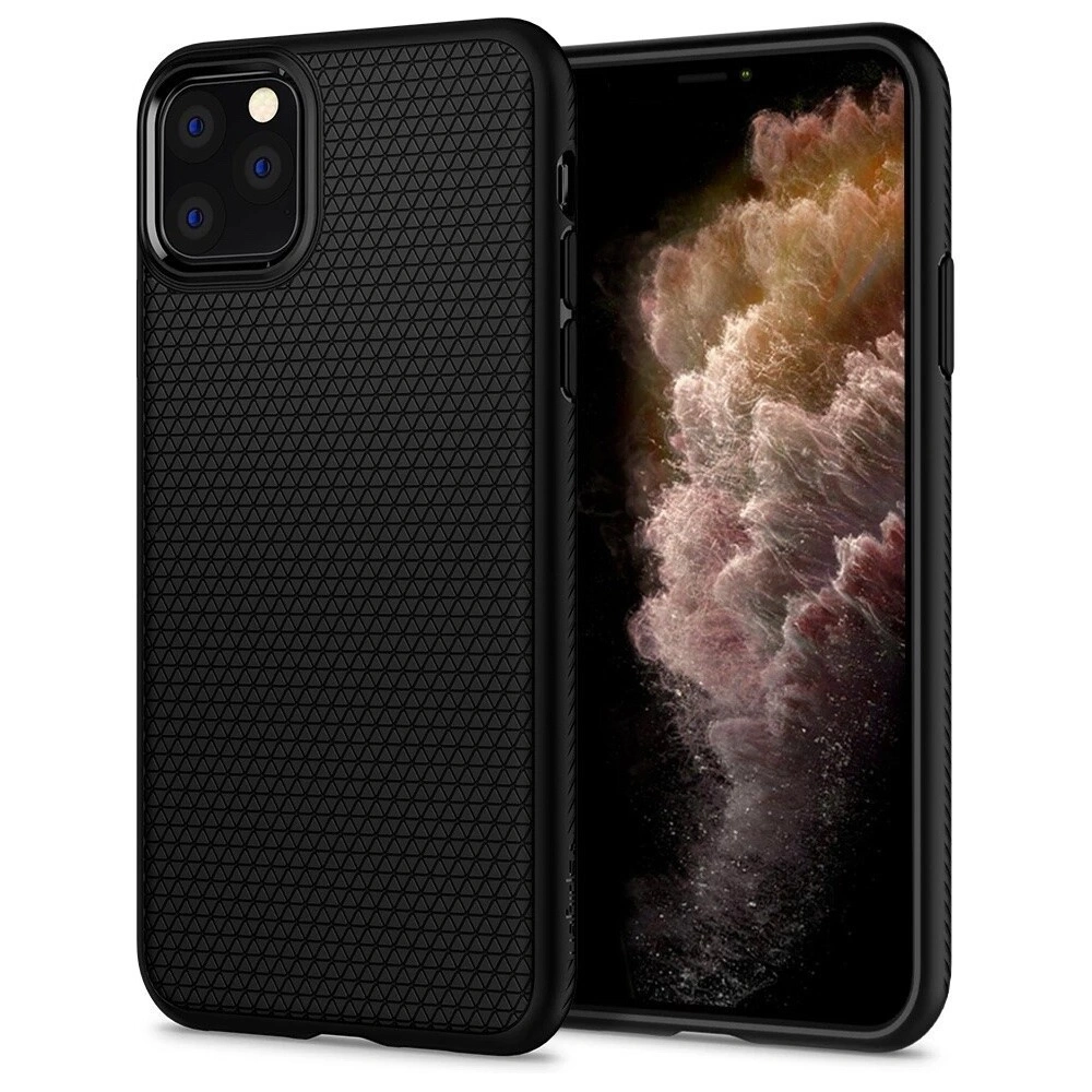 Hurtownia GSM - Spigen Apple Husă Liquid Air iPhone 11 Pro Max negru - SPN427BLK - {ean13} - Hurt