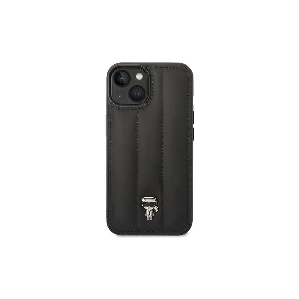 Hurtownia GSM - Case Karl Lagerfeld KLHCP14SPSQPK Apple iPhone 14 Hardcase schwarz/black Puffy Ikonik Pin - KLD1057 - {ean13} - Hurt