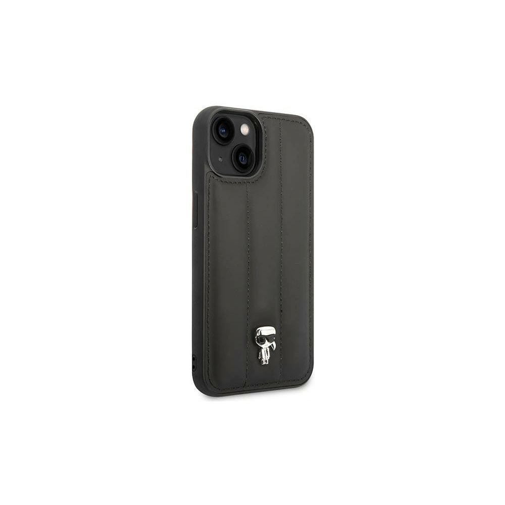 Hurtownia GSM - Case Karl Lagerfeld KLHCP14SPSQPK Apple iPhone 14 Hardcase schwarz/black Puffy Ikonik Pin - KLD1057 - {ean13} - Hurt