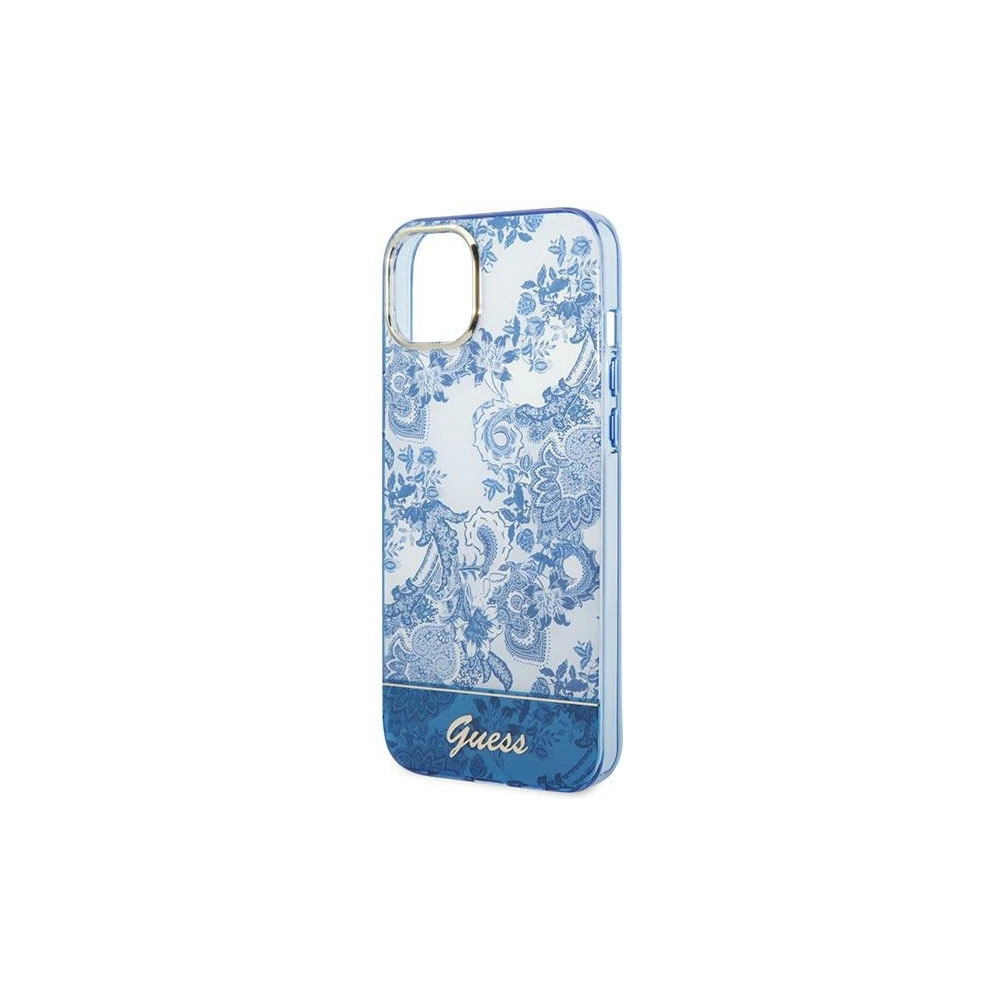 Hurtownia GSM - Etui Guess GUHCP14MHGPLHB Apple iPhone 14 Plus / 15 Plus albastru/blue hardcase Colecția Porcelain - GUE1997 - {ean13} - Hurt