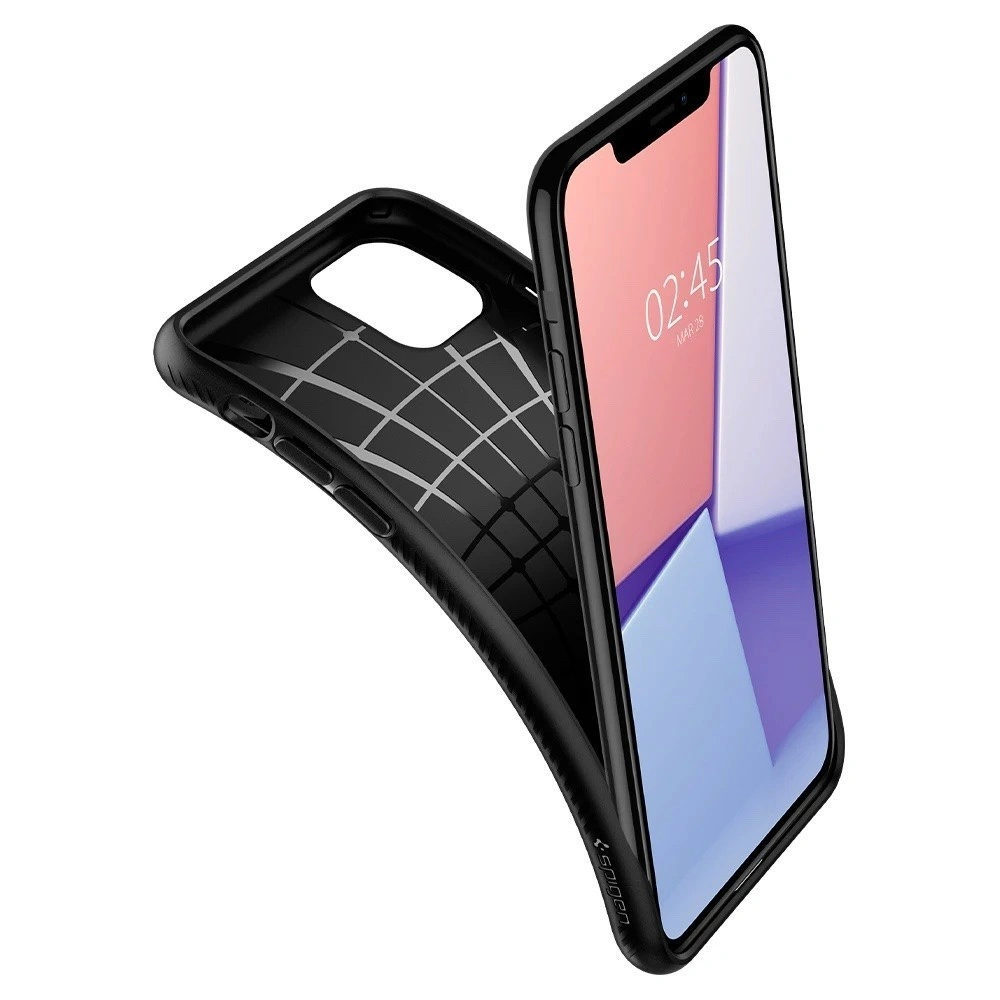 Hurtownia GSM - Spigen Apple Husă Liquid Air iPhone 11 negru - SPN426BLK - {ean13} - Hurt