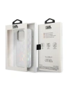 Wholesale Karl Lagerfeld KLHCP14XLGMMSV3 Apple iPhone 14 Pro Max hardcase silver Monogram Iridescent - KLD1067 - {ean13} - Hurt