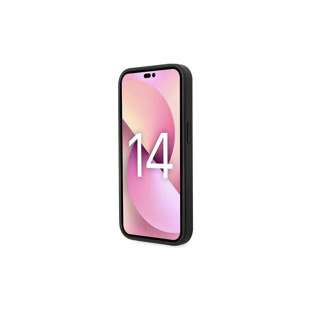 Hurtownia GSM - Case Karl Lagerfeld KLHCP14XSAKLHPK Apple iPhone 14 Pro Max Hardcase schwarz/black Saffiano Mono Metall-Logo - KLD1071 - {ean13} - Hurt