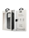 Hurtownia GSM - Case Karl Lagerfeld KLHCP14XSAKLHPK Apple iPhone 14 Pro Max Hardcase schwarz/black Saffiano Mono Metall-Logo - KLD1071 - {ean13} - Hurt