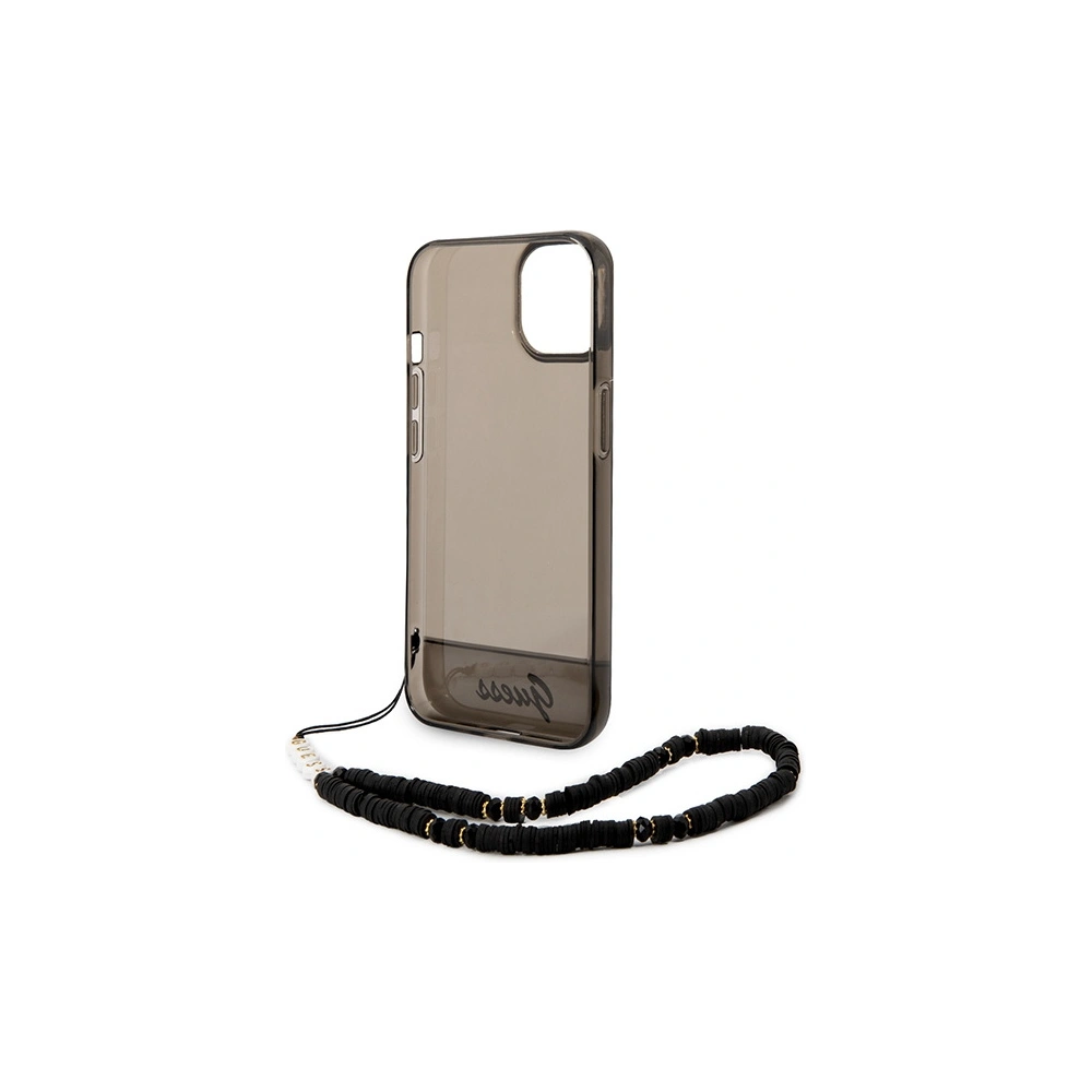 Hurtownia GSM - Etui Guess GUHCP14SHGCOHK Apple iPhone 14 černý/black hardcase Translucent Pearl Strap - GUE2010 - {ean13} - Hurt