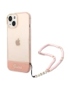 Hurtownia GSM - Etui Guess GUHCP14SHGCOHP Apple iPhone 14 różowy/pink hardcase Translucent Pearl Strap - GUE2011 - {ean13} - Hurt