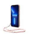 Hurtownia GSM - Etui Guess GUHCP14SHGCOHP Apple iPhone 14 różowy/pink hardcase Translucent Pearl Strap - GUE2011 - {ean13} - Hurt