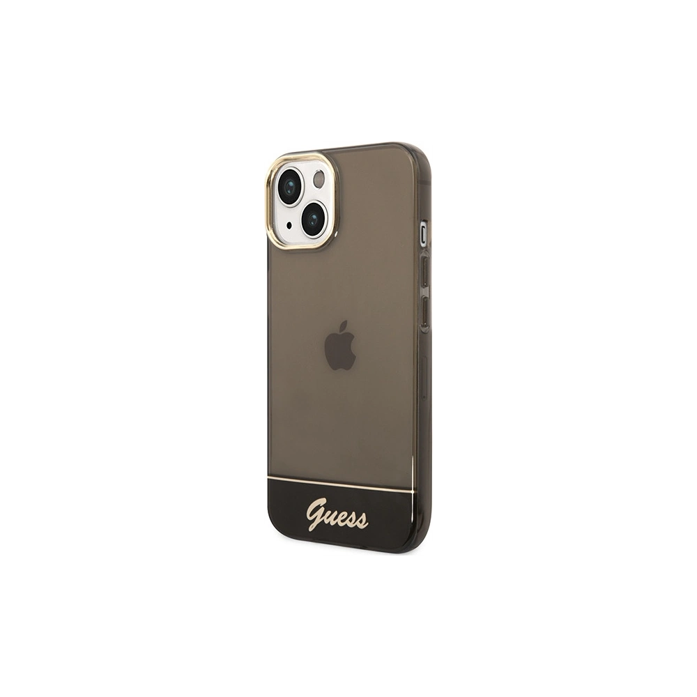 Hurtownia GSM - Etui Guess GUHCP14SHGCOK Apple iPhone 14 negru/black hardcase Translucent - GUE2013 - {ean13} - Hurt