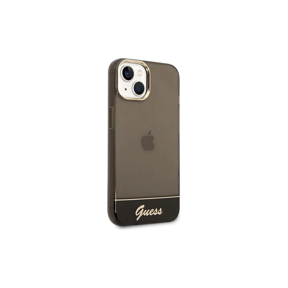 Hurtownia GSM - Etui Guess GUHCP14SHGCOK Apple iPhone 14 negru/black hardcase Translucent - GUE2013 - {ean13} - Hurt