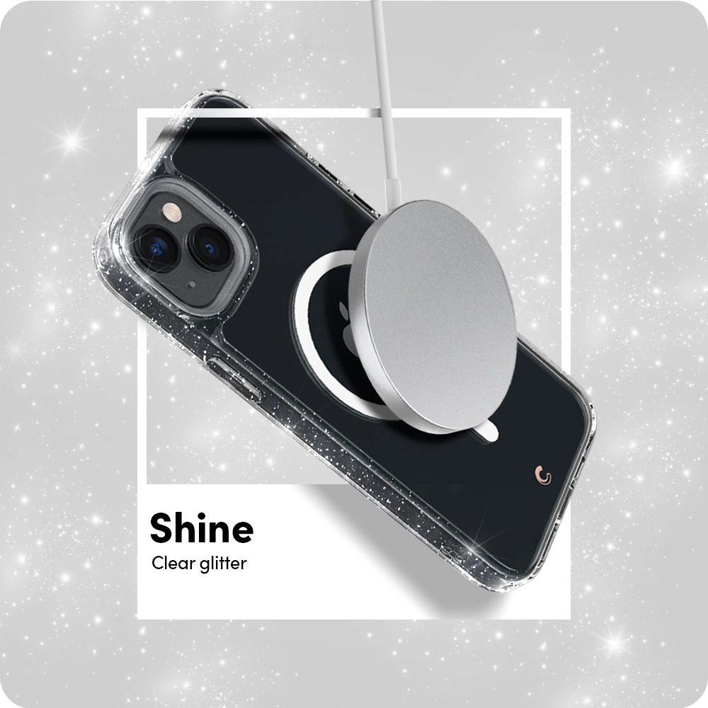 Hurtownia GSM - Case Spigen Cyrill Shine Mag MagSafe Apple iPhone 14 Glitter Clear - SPN2503 - {ean13} - Hurt