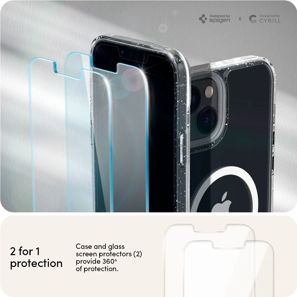 Hurtownia GSM - Case Spigen Cyrill Shine Mag MagSafe Apple iPhone 14 Glitter Clear - SPN2503 - {ean13} - Hurt