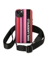 Wholesale Karl Lagerfeld KLHCP14SSTSTP Apple iPhone 14 hardcase pink Color Stripes Strap - KLD1058 - {ean13} - Hurt