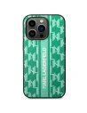 Case Karl Lagerfeld KLHCP14SPGKLSKN Apple iPhone 14 Hardcase grün/green Monogram Stripe