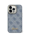 Etui Guess GUHCP14LHG4SHB Apple iPhone 14 Pro niebieski/blue hard case 4G Vintage Gold Logo
