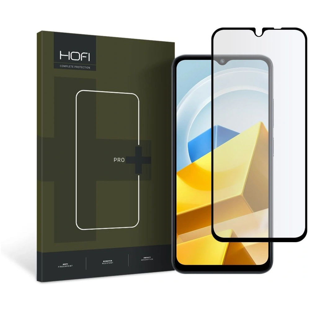 Hurtownia GSM - Gehärtetes Glas Hofi Glass Pro+ Xiaomi POCO M5 Schwarz - HOFI281 - {ean13} - Hurt