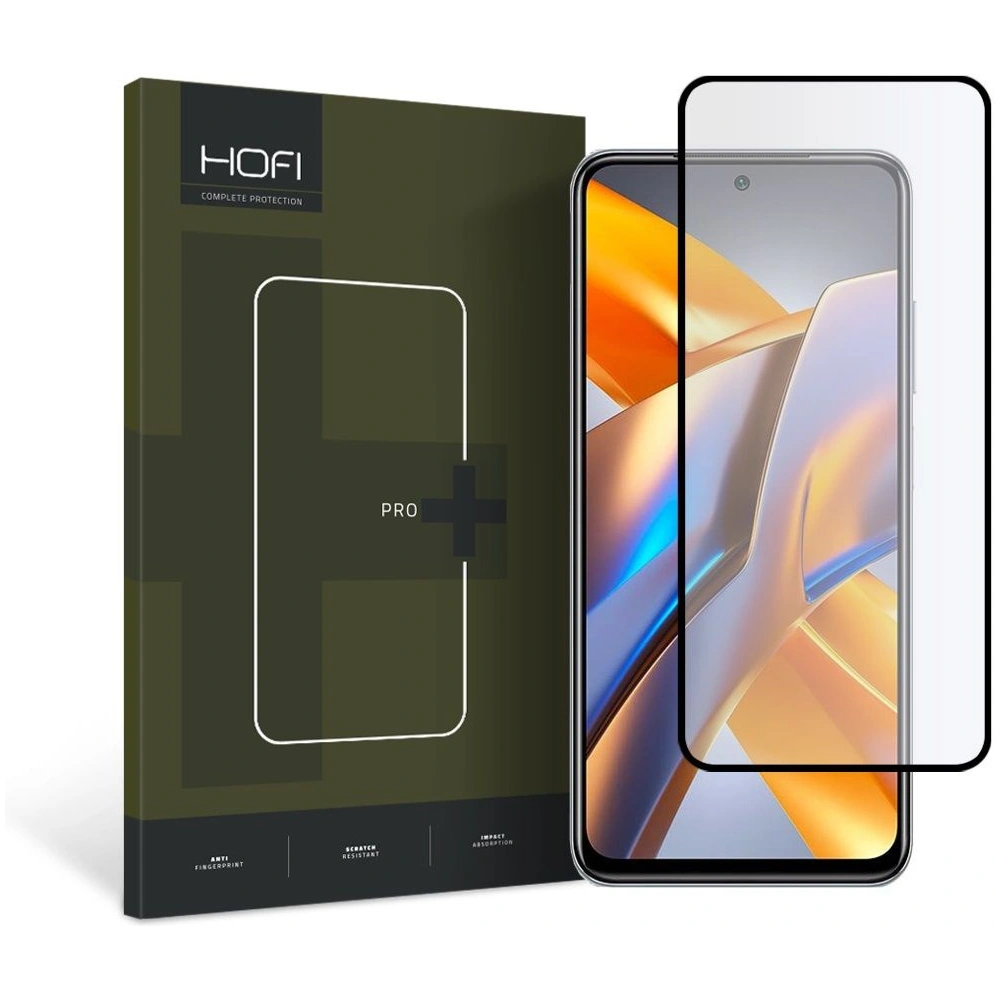 Hurtownia GSM - Gehärtetes Glas Hofi Glass Pro+ Xiaomi POCO M5s/Redmi Note 10/10s Schwarz - HOFI282 - {ean13} - Hurt