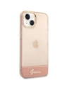 Wholesale Guess GUHCP14SHGCOP Apple iPhone 14 pink hardcase Translucent - GUE2014 - {ean13} - Hurt