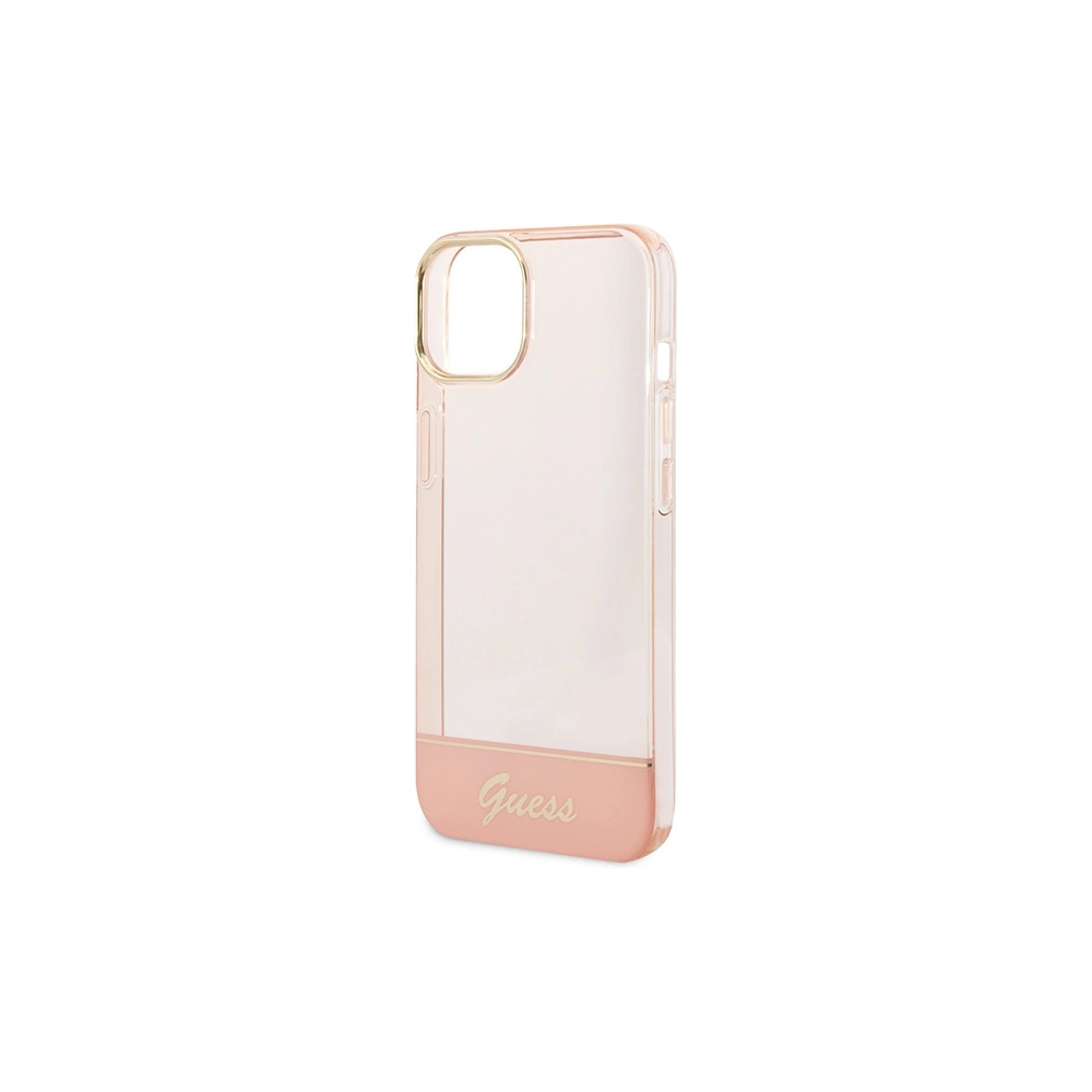 Hurtownia GSM - Case Guess GUHCP14SHGCOP Apple iPhone 14 rosa/pink Hartschale Translucent - GUE2014 - {ean13} - Hurt