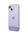 Wholesale Guess GUHCP14SHGCOU Apple iPhone 14 purple hardcase Translucent - GUE2015 - {ean13} - Hurt