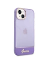 Wholesale Guess GUHCP14SHGCOU Apple iPhone 14 purple hardcase Translucent - GUE2015 - {ean13} - Hurt