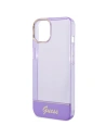 Wholesale Guess GUHCP14SHGCOU Apple iPhone 14 purple hardcase Translucent - GUE2015 - {ean13} - Hurt