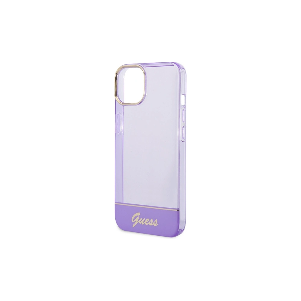 Hurtownia GSM - Etui Guess GUHCP14SHGCOU Apple iPhone 14 violet/hardcase translucid - GUE2015 - {ean13} - Hurt
