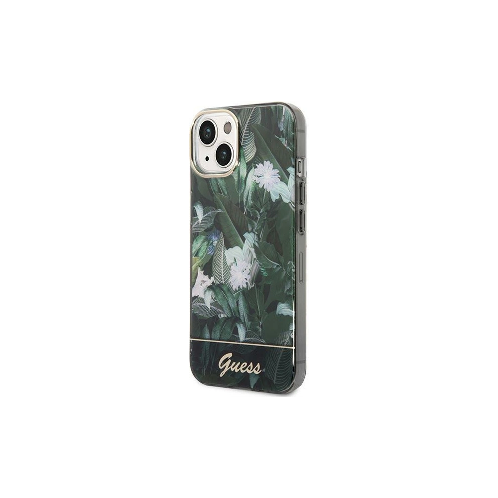 Wholesale Guess GUHCP14SHGJGHA Apple iPhone 14 green hardcase Jungle Collection - GUE2016 - {ean13} - Hurt