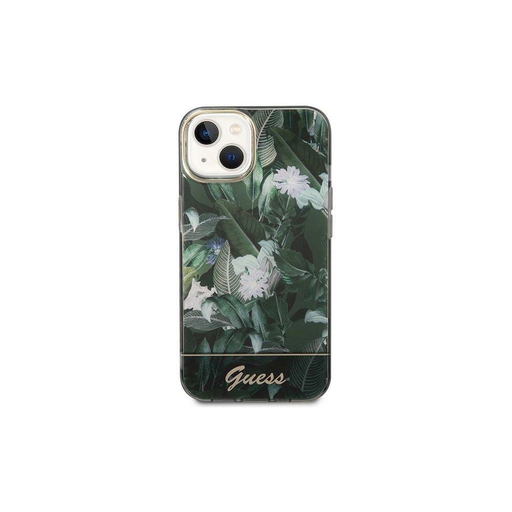 Hurtownia GSM - Case Guess GUHCP14SHGJGHA Apple iPhone 14 grün/hardcase Jungle Collection - GUE2016 - {ean13} - Hurt