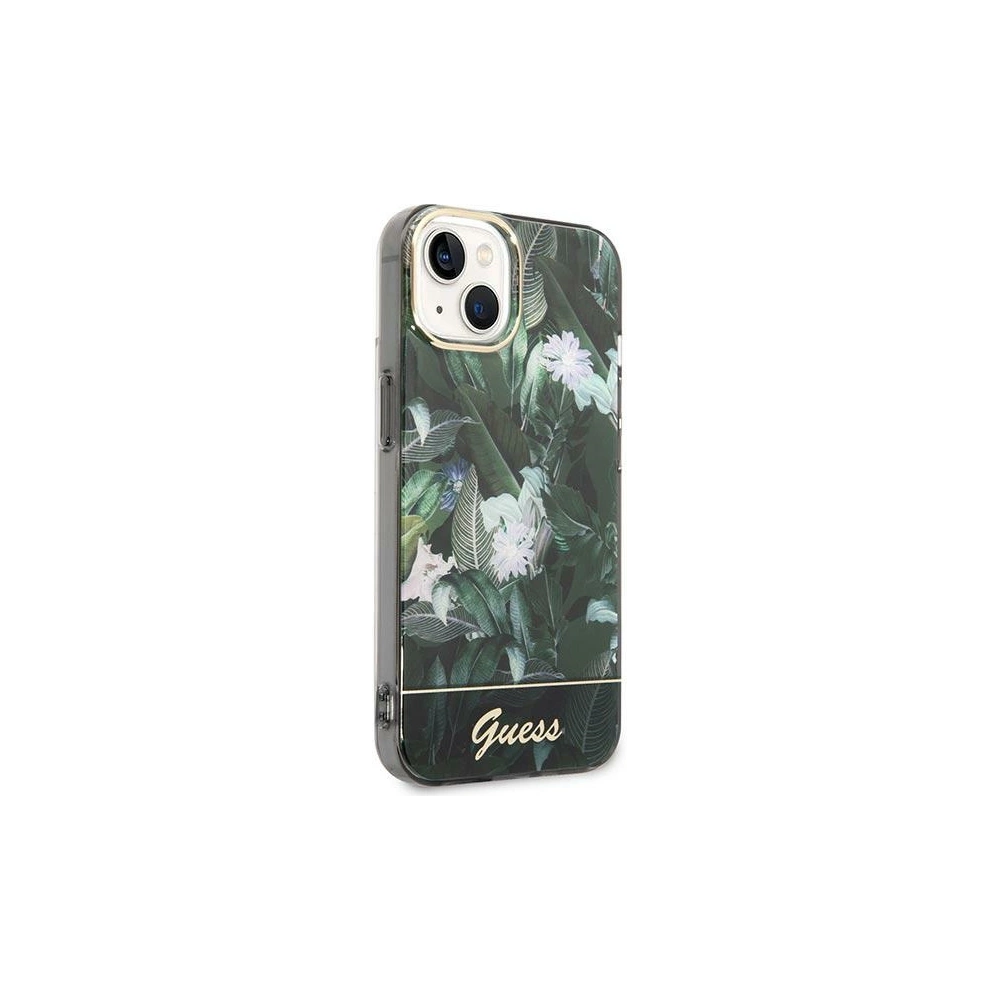 Wholesale Guess GUHCP14SHGJGHA Apple iPhone 14 green hardcase Jungle Collection - GUE2016 - {ean13} - Hurt