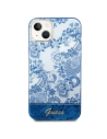 Wholesale Guess GUHCP14SHGPLHB Apple iPhone 14 blue hardcase Porcelain Collection - GUE2017 - {ean13} - Hurt