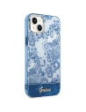 Wholesale Guess GUHCP14SHGPLHB Apple iPhone 14 blue hardcase Porcelain Collection - GUE2017 - {ean13} - Hurt