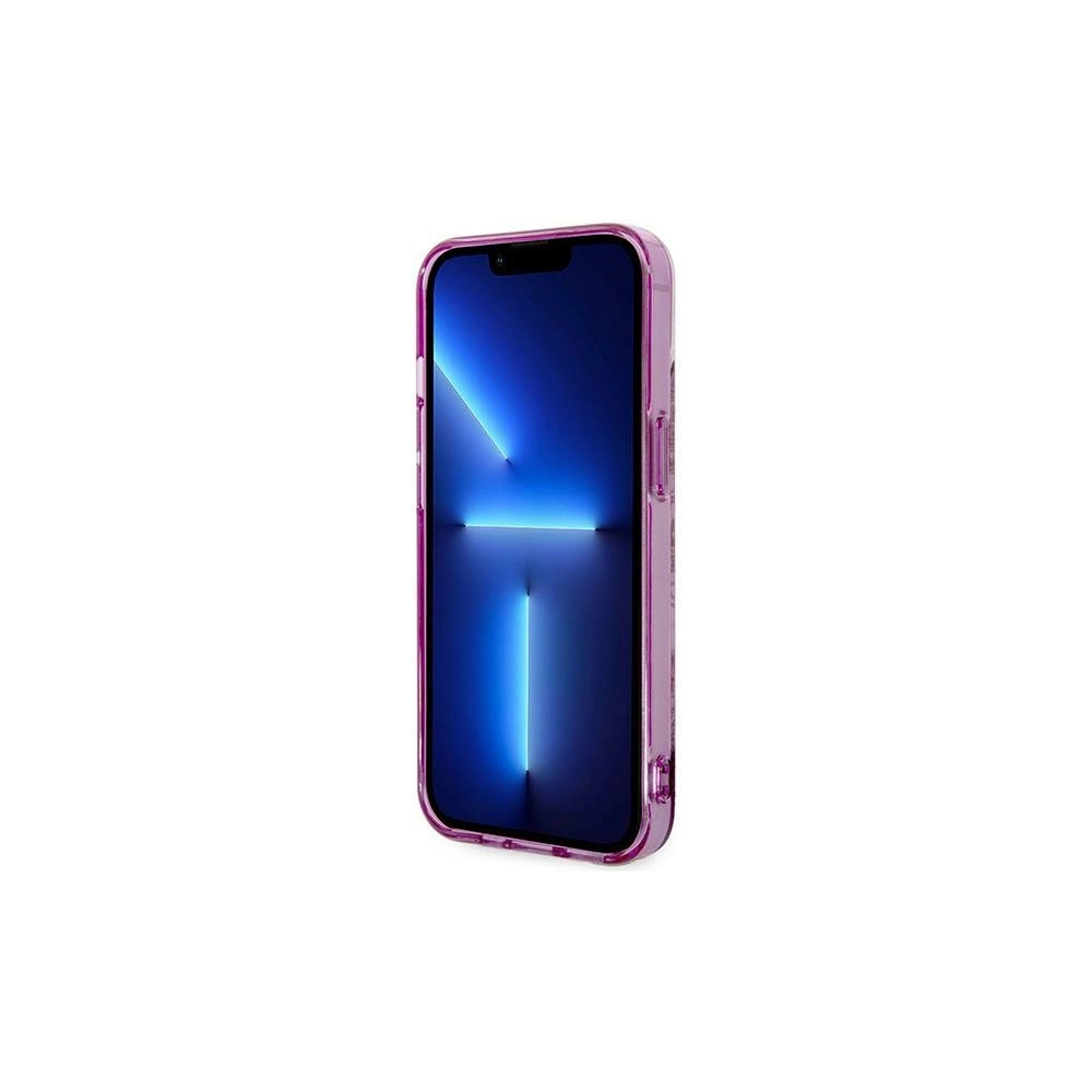 Hurtownia GSM - Etui Guess GUHCP14SHGPLHF Apple iPhone 14 fucsia hardcase Colecția Porcelain - GUE2018 - {ean13} - Hurt