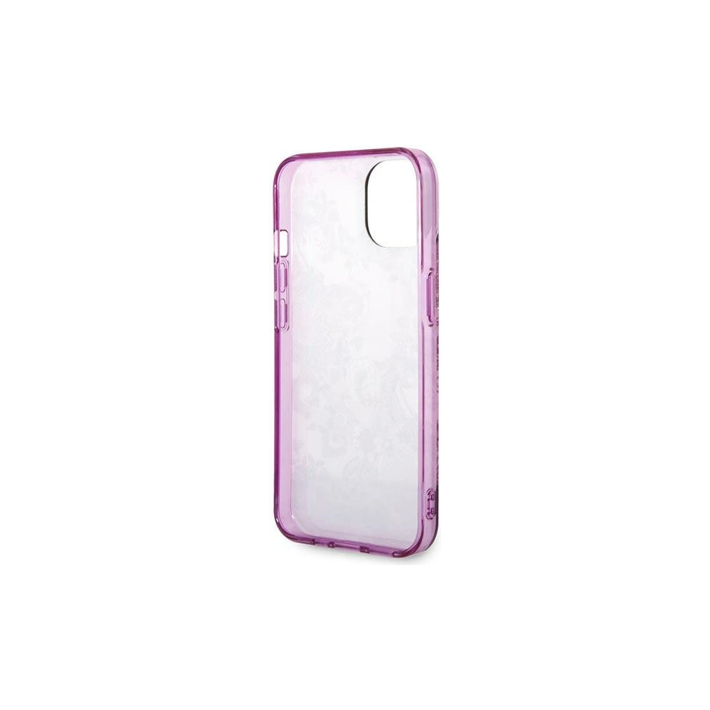 Hurtownia GSM - Etui Guess GUHCP14SHGPLHF Apple iPhone 14 fucsia hardcase Colecția Porcelain - GUE2018 - {ean13} - Hurt