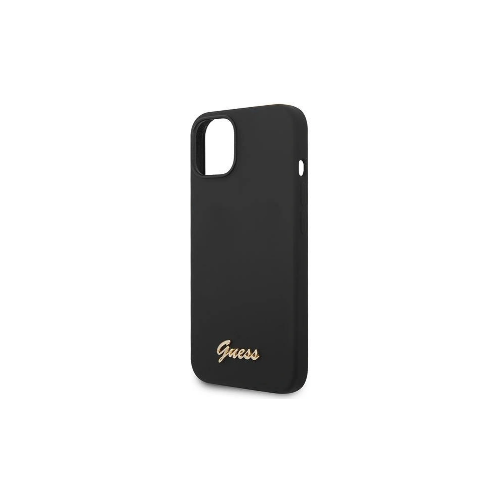 Hurtownia GSM - Etui Guess GUHCP14SSLSMK Apple iPhone 14 negru/black hard case Silicone Vintage Gold Logo - GUE2021 - {ean13} - Hurt
