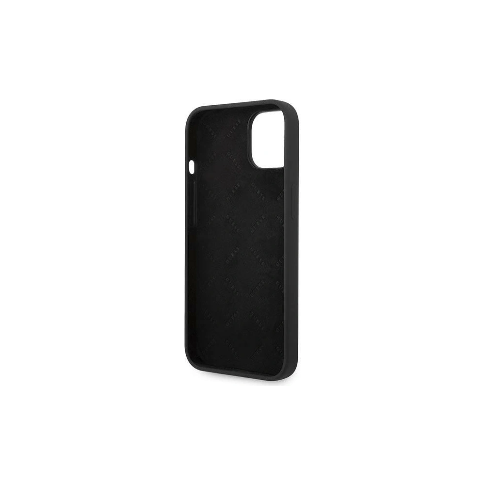 Hurtownia GSM - Etui Guess GUHCP14SSLSMK Apple iPhone 14 negru/black hard case Silicone Vintage Gold Logo - GUE2021 - {ean13} - Hurt