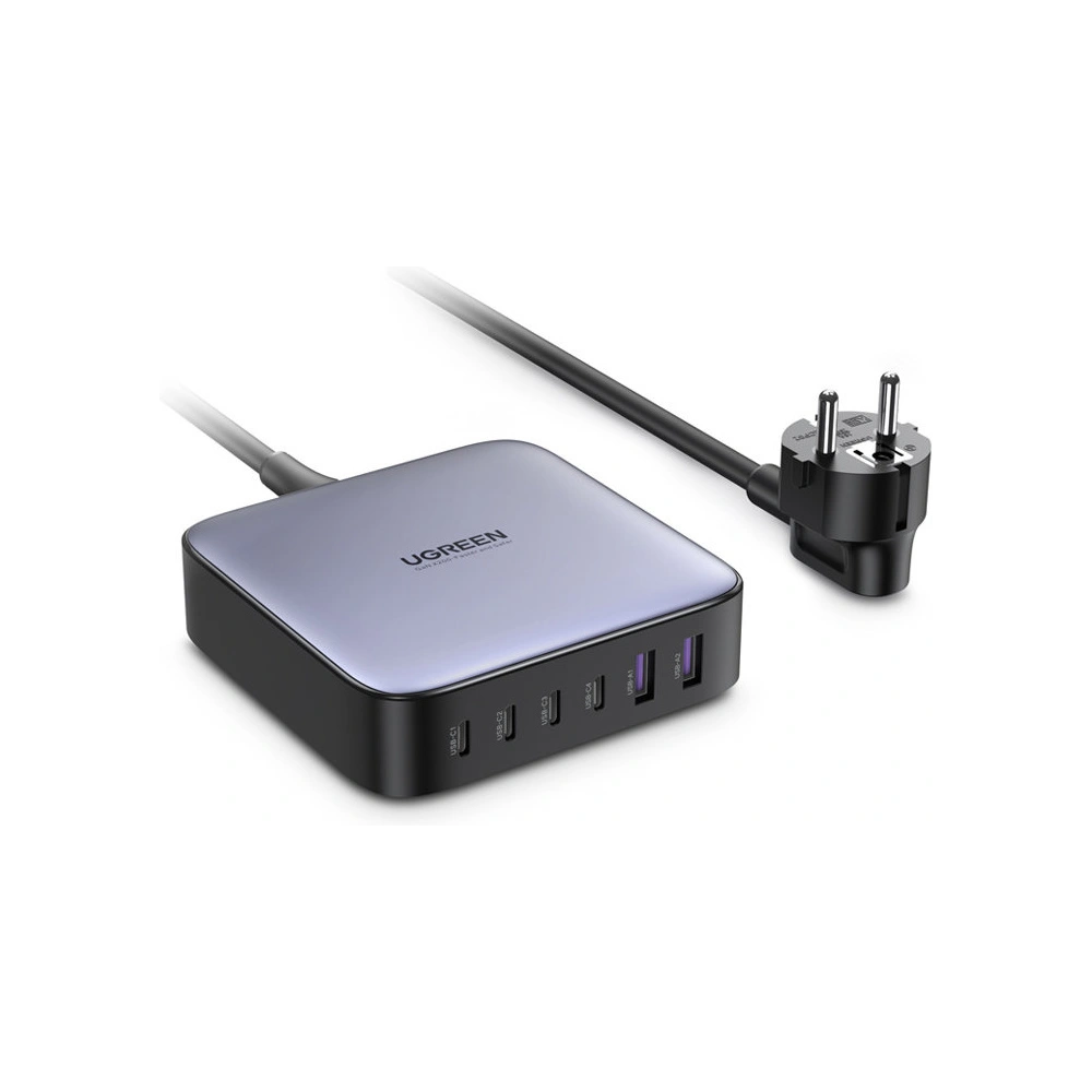 Hurtownia GSM - Síťová nabíječka UGREEN CD271 200W PPS 4 x USB-C, 2xUSB-A šedá - UGR1382 - {ean13} - Hurt