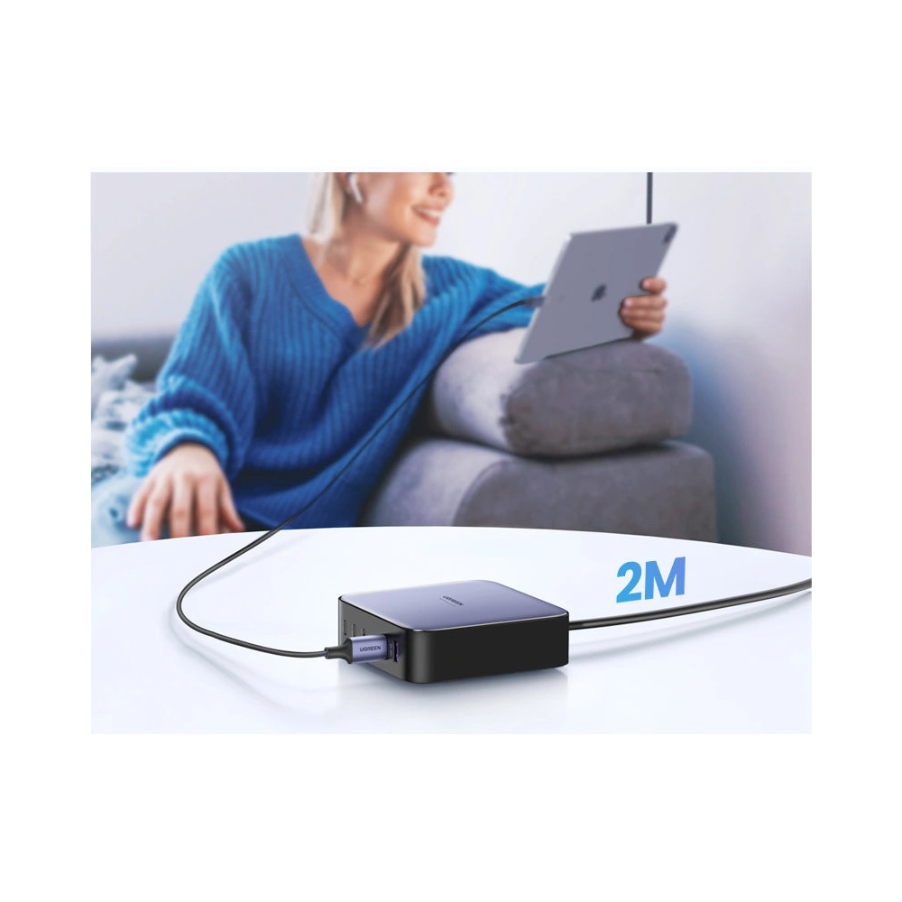 Hurtownia GSM - Síťová nabíječka UGREEN CD271 200W PPS 4 x USB-C, 2xUSB-A šedá - UGR1382 - {ean13} - Hurt