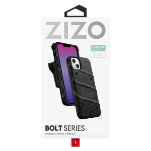 Hurtownia GSM - Etui ZIZO BOLT Series Apple iPhone 14 Plus / 15 Plus + sticlă (negru) - ZIZ107 - {ean13} - Hurt