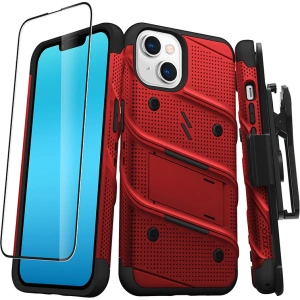 Hurtownia GSM - Etui ZIZO BOLT Series Apple iPhone 14 + sklo (červené) - ZIZ108 - {ean13} - Hurt