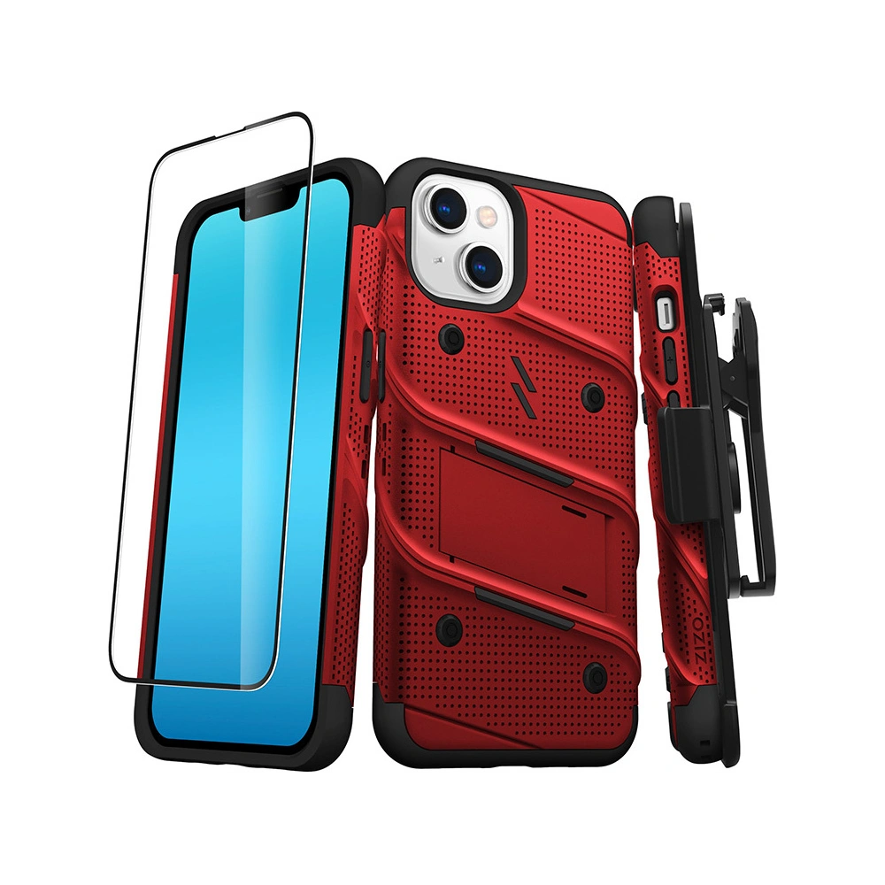 Hurtownia GSM - Case ZIZO BOLT Series für Apple iPhone 14 + Glas (rot) - ZIZ108 - {ean13} - Hurt