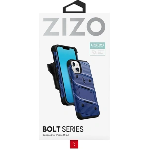 Hurtownia GSM - Etui ZIZO BOLT Series Apple iPhone 14 + sticlă (albastru) - ZIZ109 - {ean13} - Hurt