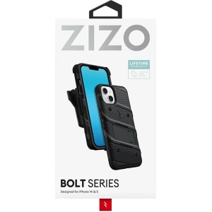 Hurtownia GSM - Etui ZIZO BOLT Series Apple iPhone 14 + sticlă (negru) - ZIZ110 - {ean13} - Hurt
