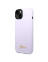Wholesale Guess GUHCP14SSLSMU Apple iPhone 14 purple hard case Silicone Vintage Gold Logo - GUE2022 - {ean13} - Hurt