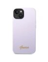 Wholesale Guess GUHCP14SSLSMU Apple iPhone 14 purple hard case Silicone Vintage Gold Logo - GUE2022 - {ean13} - Hurt