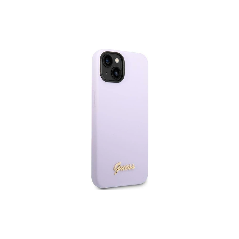 Wholesale Guess GUHCP14SSLSMU Apple iPhone 14 purple hard case Silicone Vintage Gold Logo - GUE2022 - {ean13} - Hurt
