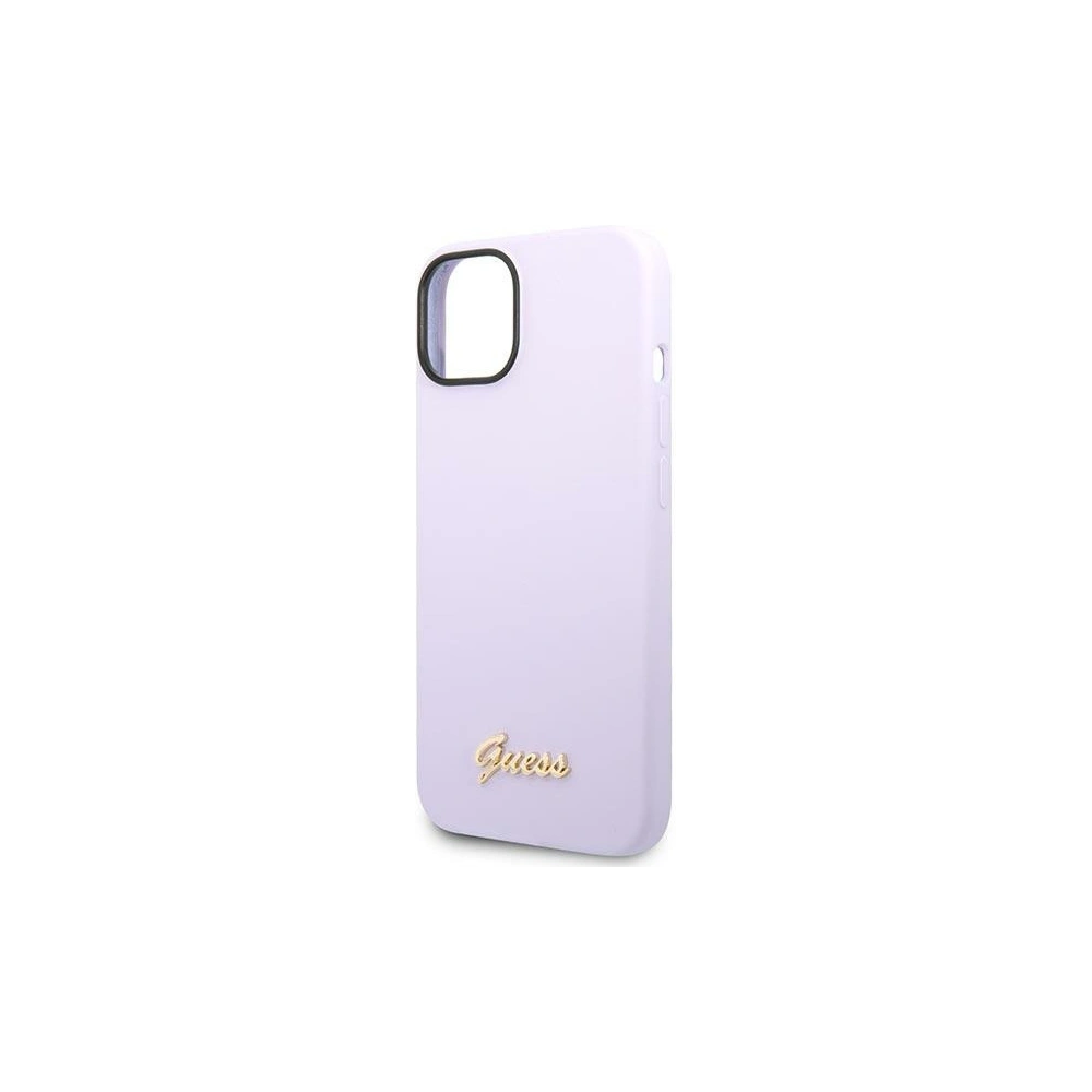 Wholesale Guess GUHCP14SSLSMU Apple iPhone 14 purple hard case Silicone Vintage Gold Logo - GUE2022 - {ean13} - Hurt