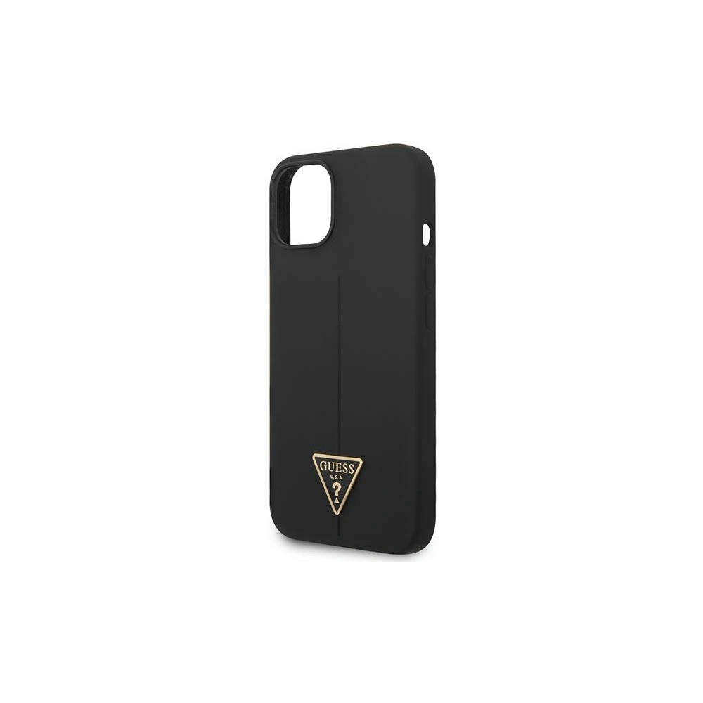 Hurtownia GSM - Case Guess GUHCP14SSLTGK Apple iPhone 14 schwarz/black Hardcase Silikon Triangle - GUE2023 - {ean13} - Hurt