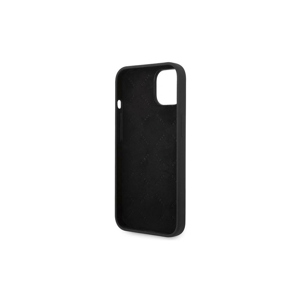 Hurtownia GSM - Case Guess GUHCP14SSLTGK Apple iPhone 14 schwarz/black Hardcase Silikon Triangle - GUE2023 - {ean13} - Hurt