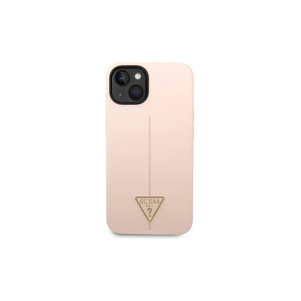 Hurtownia GSM - Etui Guess GUHCP14SSLTGP Apple iPhone 14 rózsaszín/pink keménytok Szilikon Háromszög - GUE2024 - {ean13} - Hurt