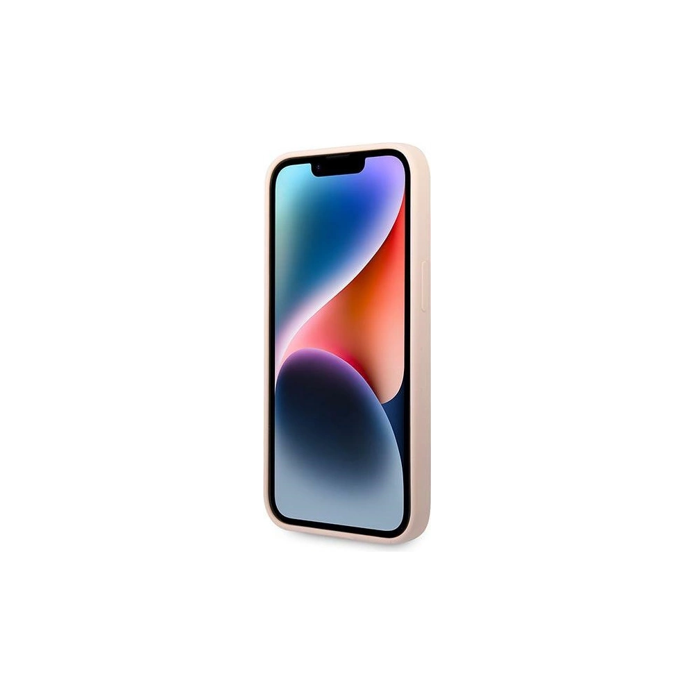 Hurtownia GSM - Etui Guess GUHCP14SSLTGP Apple iPhone 14 rózsaszín/pink keménytok Szilikon Háromszög - GUE2024 - {ean13} - Hurt